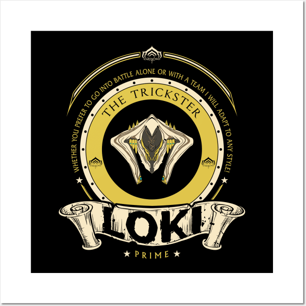 LOKI PRIME - CREST EDITION Wall Art by Exion Crew